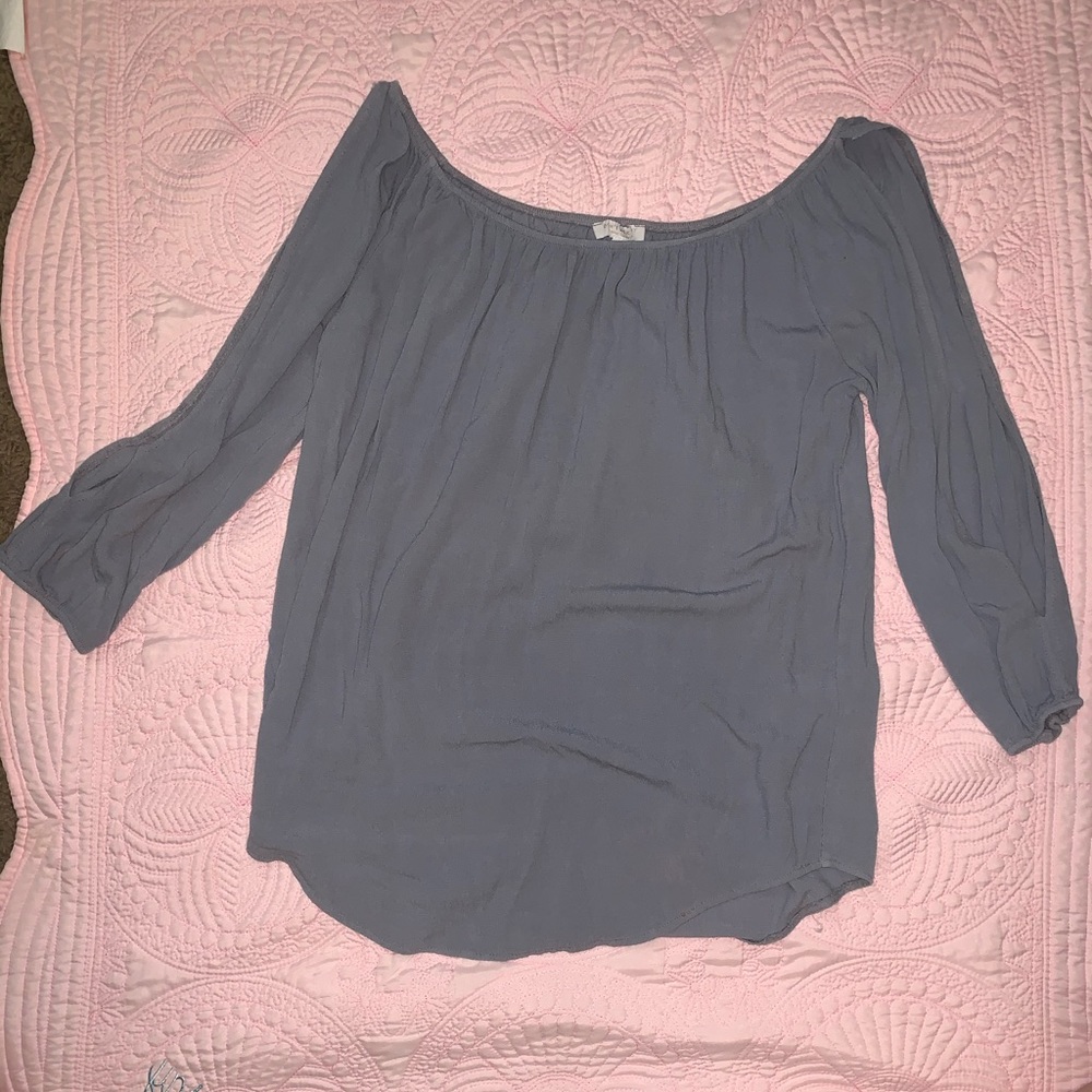 Off the shoulder shirt